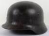 WW2 German M-40 Pattern Steel Combat Helmet