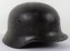 WW2 German M-40 Pattern Steel Combat Helmet - 2