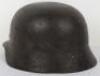 German Army M-40 Pattern Steel Combat Helmet - 3