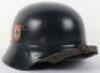 WW2 German Police Double Decal Steel Helmet - 2