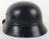WW2 German Police Double Decal Steel Helmet - 4