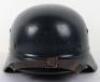 WW2 German Police Double Decal Steel Helmet - 10