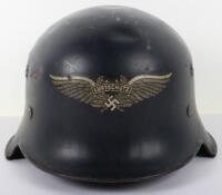 WW2 German Luftschutz Steel Helmet