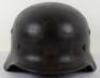 WW2 German M-40 Pattern Steel Combat Helmet - 10
