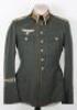 Third Reich Cavalry NCO&rsquo;s Walking Out Parade Tunic with Private Purchase Afrikakorps Cuff Title