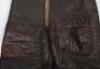 Private Purchase Pair of Luftwaffe Brown Leather Flying Trousers - 2