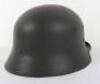 WW2 German Deutsche Rotes Kreuz (German Red Cross) Civilian Pattern Steel Helmet - 3