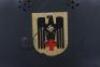 WW2 German Deutsche Rotes Kreuz (German Red Cross) Civilian Pattern Steel Helmet - 6