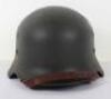 WW2 German Deutsche Rotes Kreuz (German Red Cross) Civilian Pattern Steel Helmet - 9
