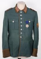 Third Reich Rural Police Four Pocket Summer Weight Tunic