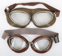 Pair of WW2 German Pilots / Motorcyclists Goggles