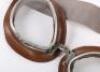 Pair of WW2 German Pilots / Motorcyclists Goggles - 3