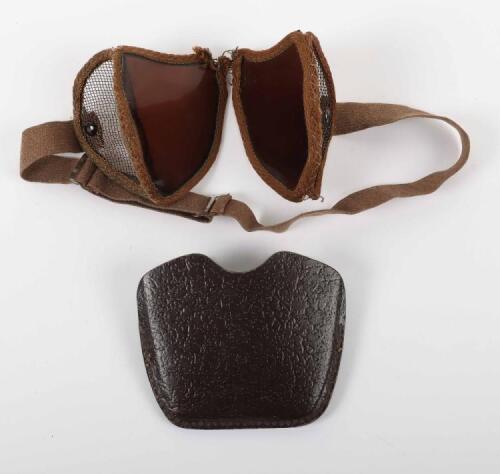 Pair of WW2 German Mountain Troopers (Gebirgsjager) Goggles