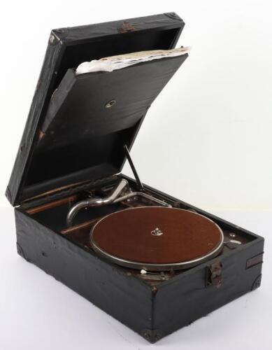 Very Unusual Waffen-SS Propaganda Kompanie Portable Gramophone
