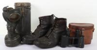 Pair of WW2 German Enlisted Ranks Ankle Boots