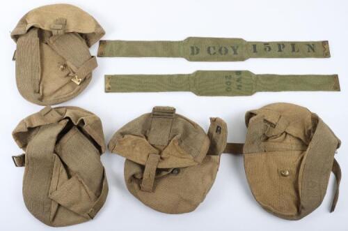 WW1 British Lewis Gun Ammunition Pouch Set