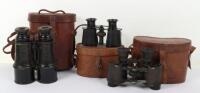 1917 Dated Cased Pair of Officers Binoculars