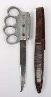 WW1 British Trench Knife Belonging to Lieutenant-Colonel Hector Fraser Whitehead DSO & Bar 23rd (Tyneside Scottish) Battalion Northumberland Fusiliers and Later Commanded the 1/4th Berkshire Regiment