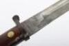 WW1 British Trench Knife Made from Cut Down Lee Metford Bayonet - 7