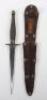 WW2 British Fairbairn Sykes (F.S) Commando Knife