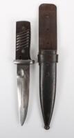 Captured WW2 German K98 Bayonet Converted into Fighting Knife