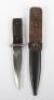 Captured WW2 German K98 Bayonet Converted into Fighting Knife - 2