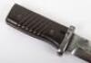 Captured WW2 German K98 Bayonet Converted into Fighting Knife - 3