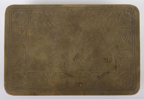 Unofficial Christmas 1914 Gift Fun Tin for Indian or Colonial Troops