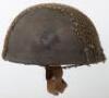 WW2 British Royal Armoured Corps Combat Helmet of the East Riding of Yorkshire Yeomanry - 2