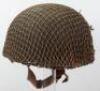 WW2 British Royal Armoured Corps Combat Helmet of the East Riding of Yorkshire Yeomanry - 8