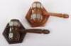 Pair of Gavels of Special Air Service (S.A.S) and Artists Rifles Interest