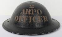 Scarce WW2 British Home Front ARP Steel Helmet