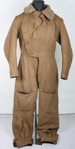 Rare WW1 Royal Flying Corps / Royal Air Force Sidcot Flying Suit