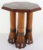 An interesting and unusual octagonal occasional table made up from various wrecks - 3