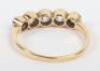 Early 20th century 18ct gold and five stone diamond ring - 5