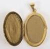 An 18ct gold and turquoise pendant locket - 6