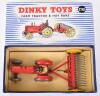 Dinky Toys 27AK Farm Tractor & Hay Rake - 4