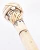 ^ Good whalebone walking stick 33” - 7