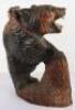 A large Japanese wood carved bear, 20th century - 3