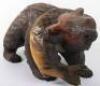 A fine Japanese wood carved bear - 3