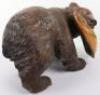 A fine Japanese wood carved bear - 7