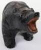 A Japanese wood carved bear - 3