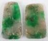 A Chinese jade plaque / toggle - 2