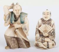 Two Japanese netsuke, Meiji period