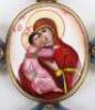 An early 20th century (1908-1926) Russian silver gilt and enamel icon / cross, St Petersburg - 2