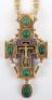 A late 19th / early 20th century silver gilt pectoral cross, possibly Nikolay Alekseyev, Moscow, marks HA and AAover1892
