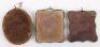 Three 19th century Russian hand painted porcelain icon pendants - 2