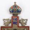 A 19th century Russian silver gilt crucifix / pectoral cross, Moscow - 3