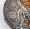 A late 19th century Russian silver icon pendant, maker IEZ (cyrilic) possibly Igor Zaviandv successors - 2