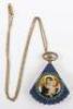 An early 20th century Russian ladies fob watch pendant